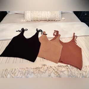 Bundle of 3 sweater tanks